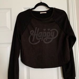 Le Lis, Happy cropped sweater - Size Medium.